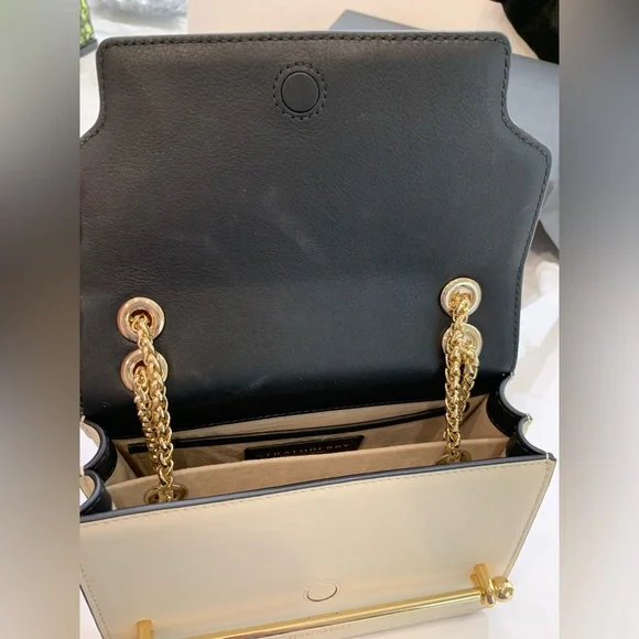 Rare Strathberry East West Mini - Black/Vanilla/Gold - Picture 8 of 16